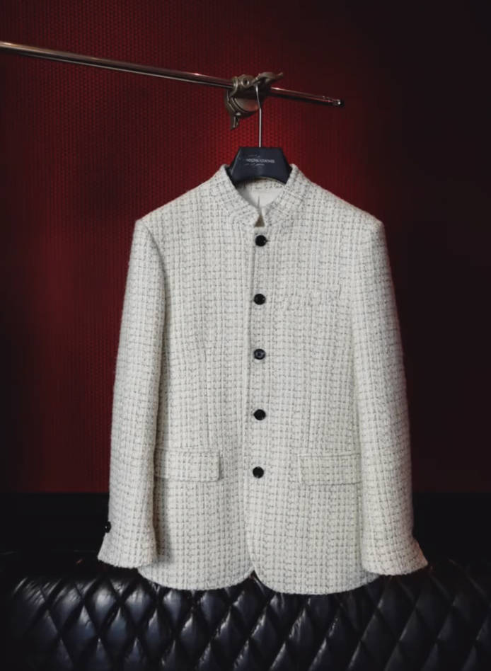 Ivory Tweed Blazer