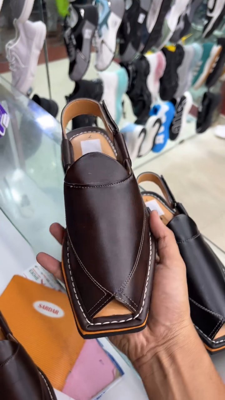 Classic Stitch Leather Sandals