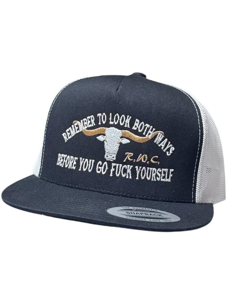 Remember To Look Both Ways Flatbill Hat