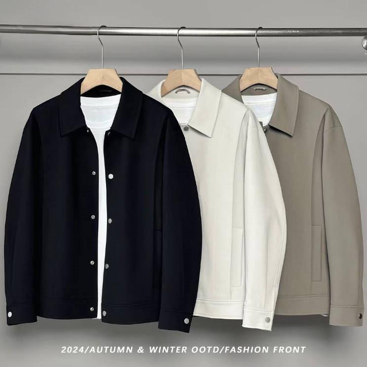 Autumn And Winter Structured Tailored Collar Coat