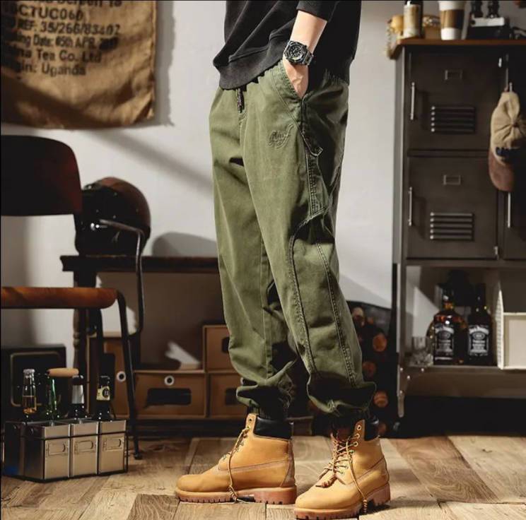 Vintage Streetwear Cargo Jogger Pants