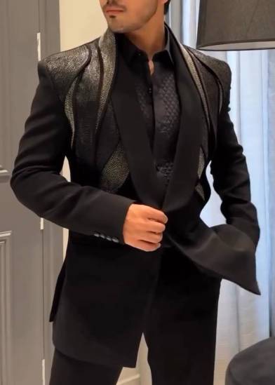 Men's Trendy Midnight Suit