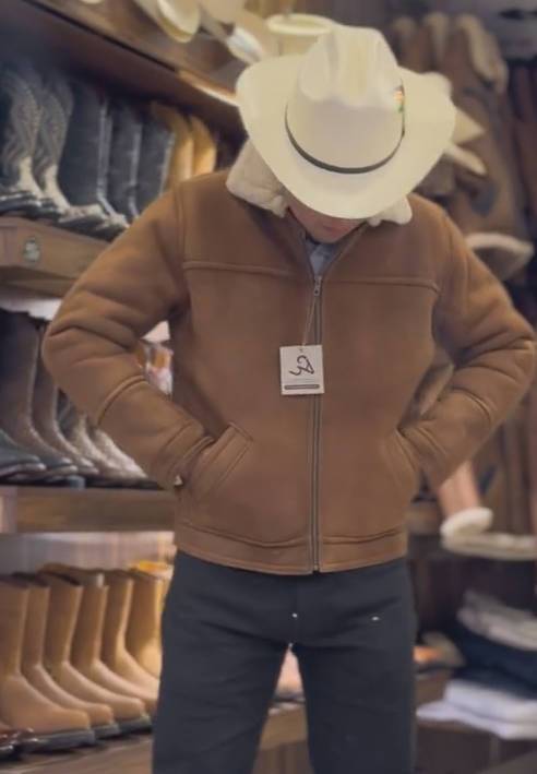 Classic Caramel Cowboy Jacket (⏰Free Shipping)