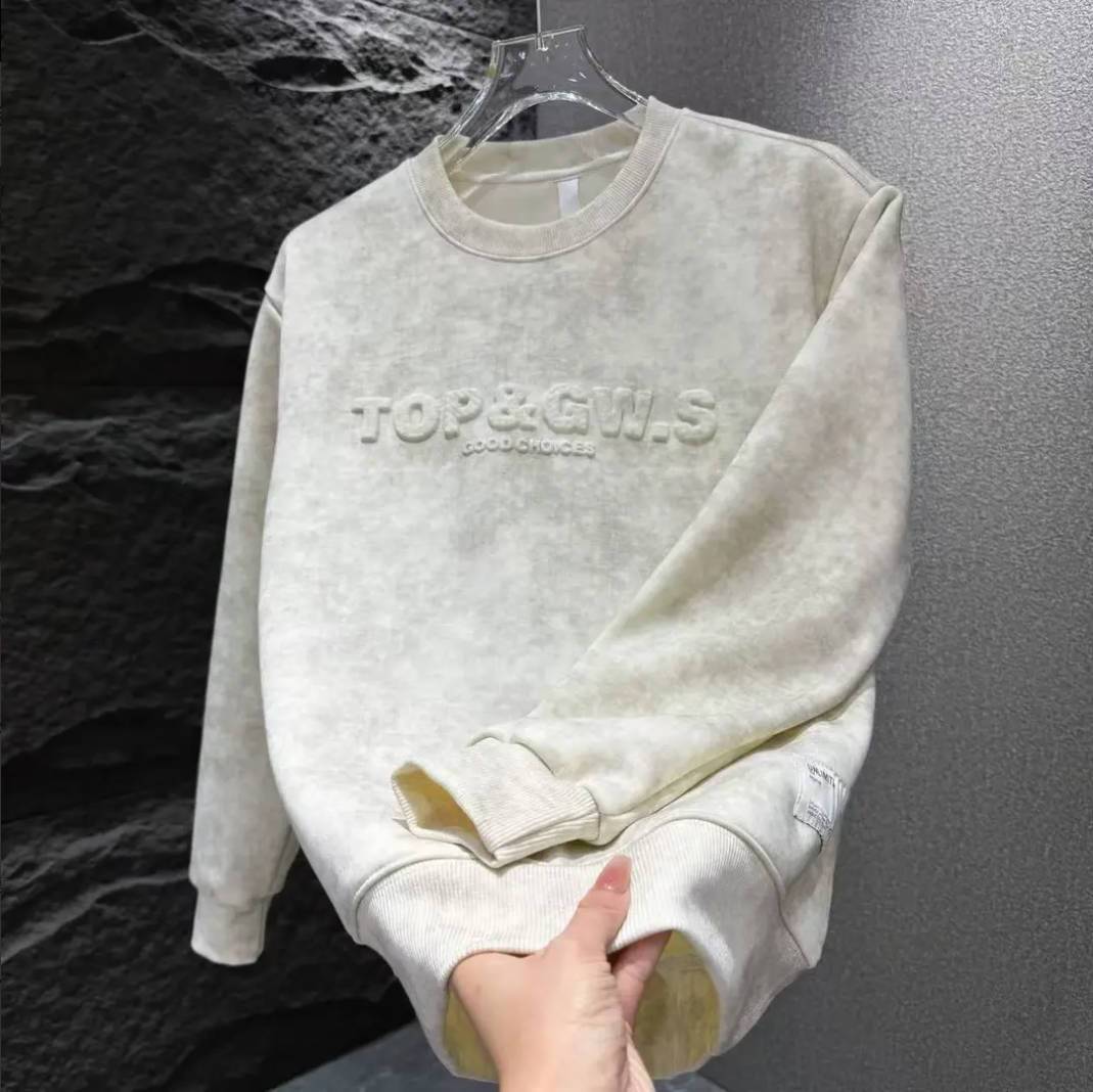 Embossed Essence Crewneck