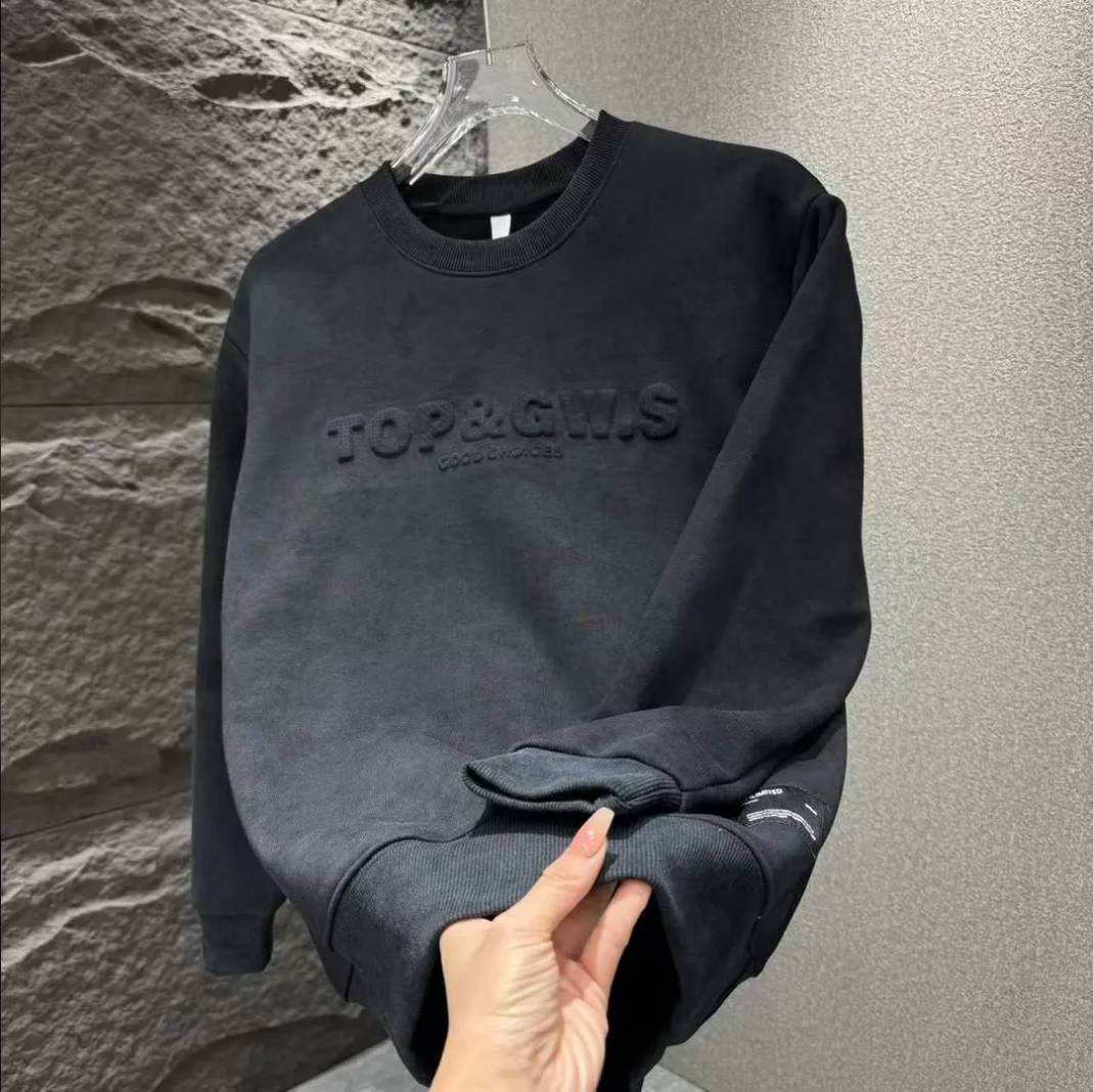 Embossed Essence Crewneck