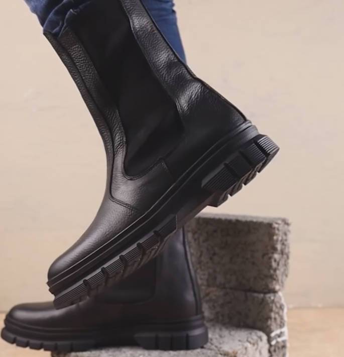 Men's High Leather Boots