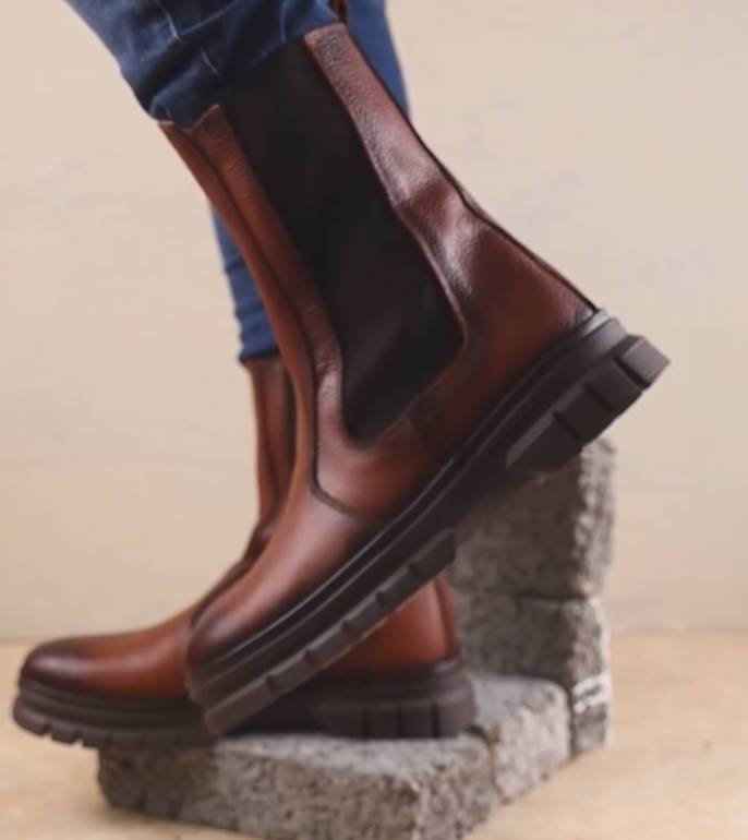 Men's High Leather Boots
