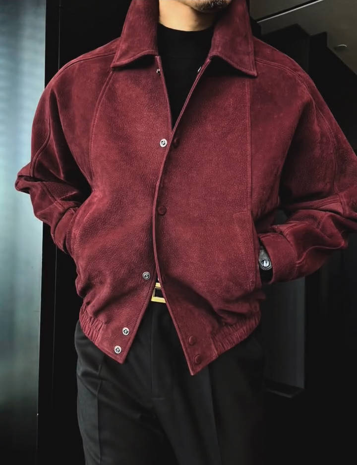 Burgundy Luxe Jacket