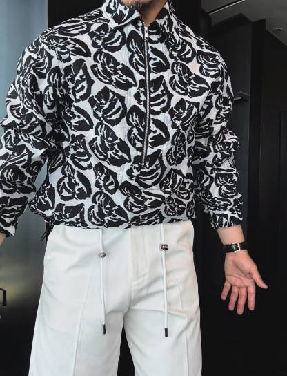The Black Leaf Zip-Up
