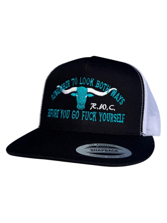 Remember To Look Both Ways Flatbill Hat