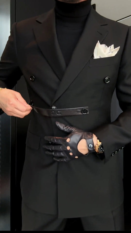 The Jet Black Authority Suit