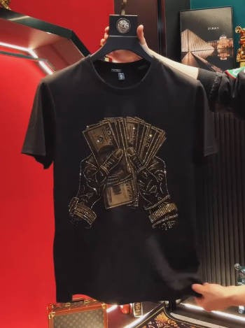 Flash Diamond Counting Money T-Shirt