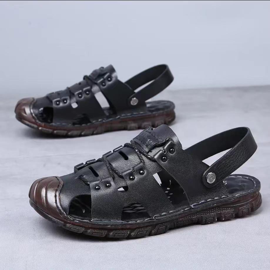 Men's Summer Natural Leather Sandals