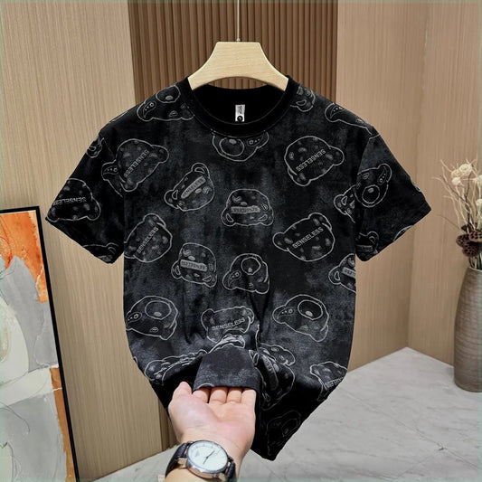 Men's trendy 3D printed T-shirt