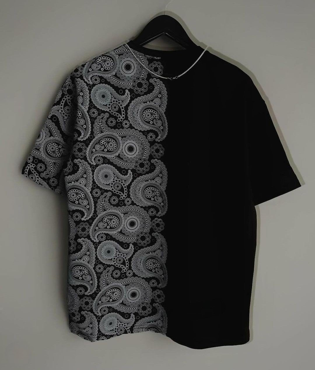 Men's Breathable Half Pattern T-shirt