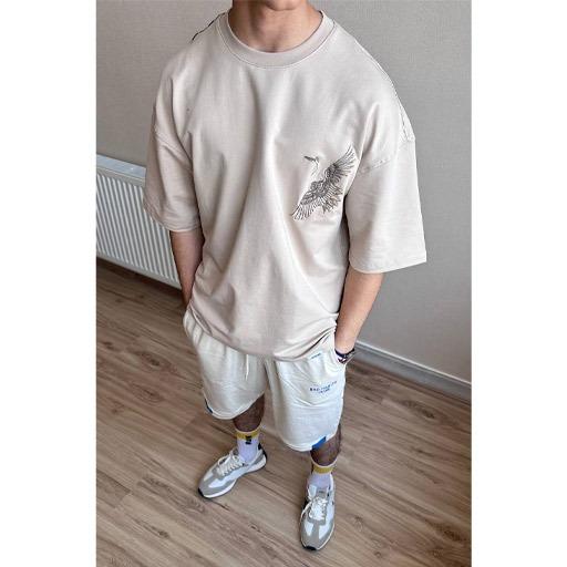 Men's Beige Phoenix Tee