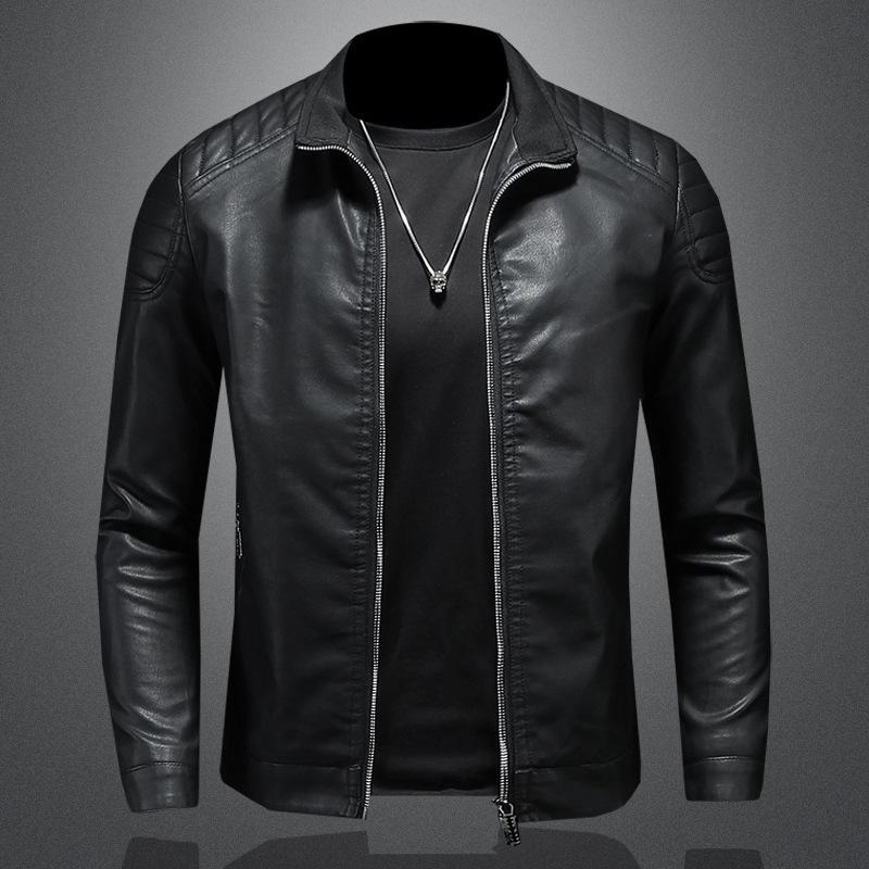 Leather Motorcycle Jacket Coat