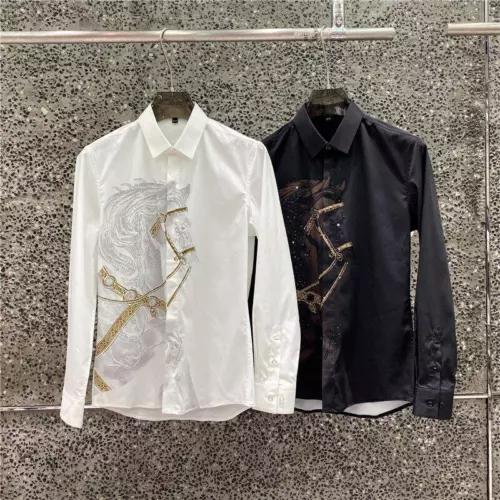 Men's Luxury Shirts Slim Fit Casual Animal Horse